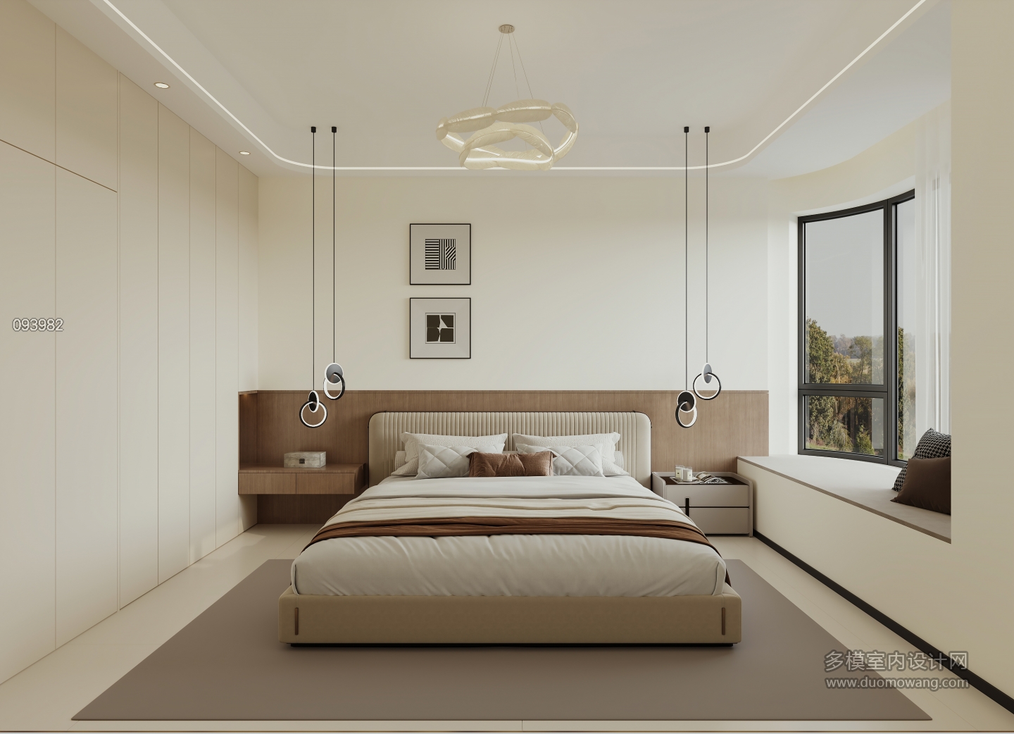 现代 主卧 单张