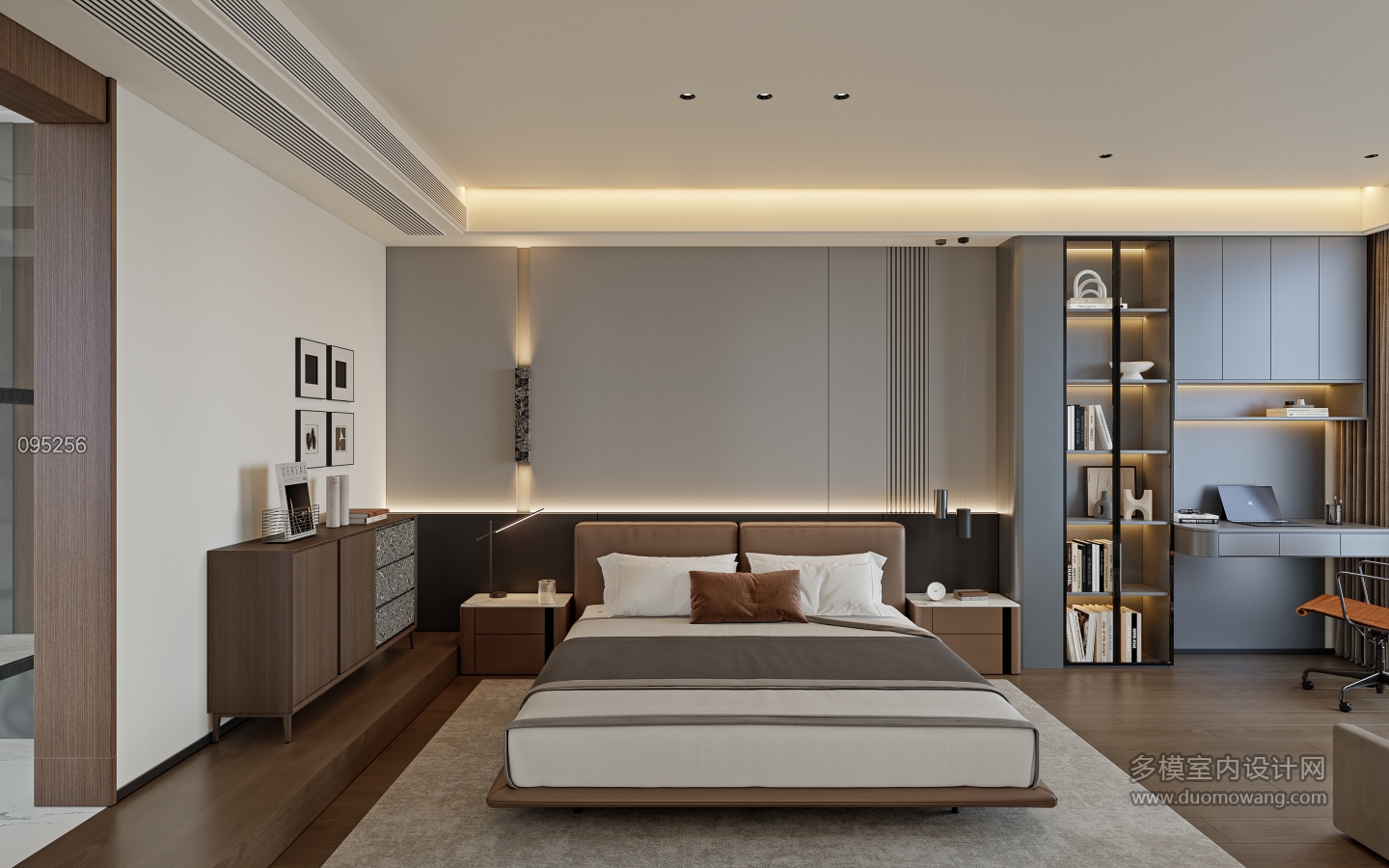 意式轻奢二层_二层男孩房001