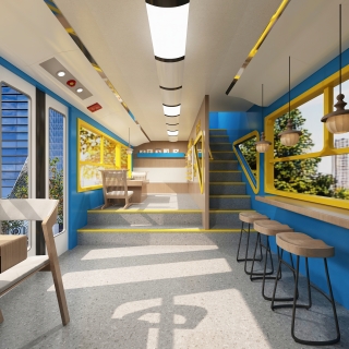 现代巴士书吧1层