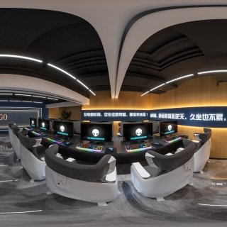 现代地下层大厅一360