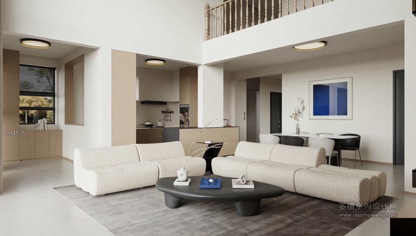 现代 客餐厅 单张 新