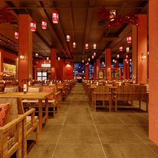 卧阳河畔商铺视角四