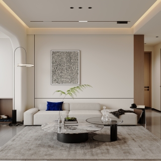 江秀府_单张沙发背景