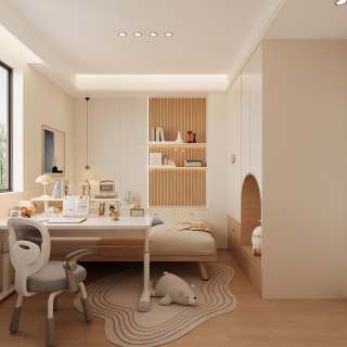 法式男孩房单张一