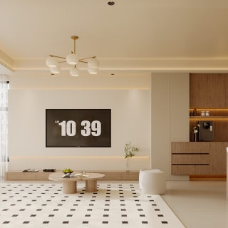 现代奶油风特写2