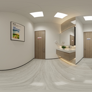 现代公共洗手台