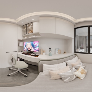 现代女儿房全景