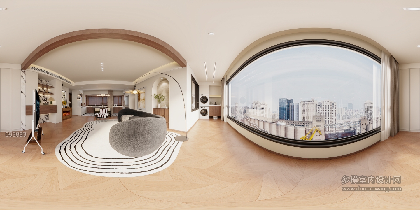 中古客厅阳台-全景