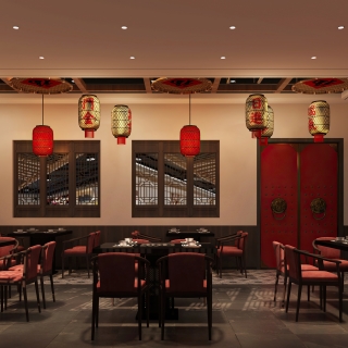 新中式火锅店2F散座区静态 (1)