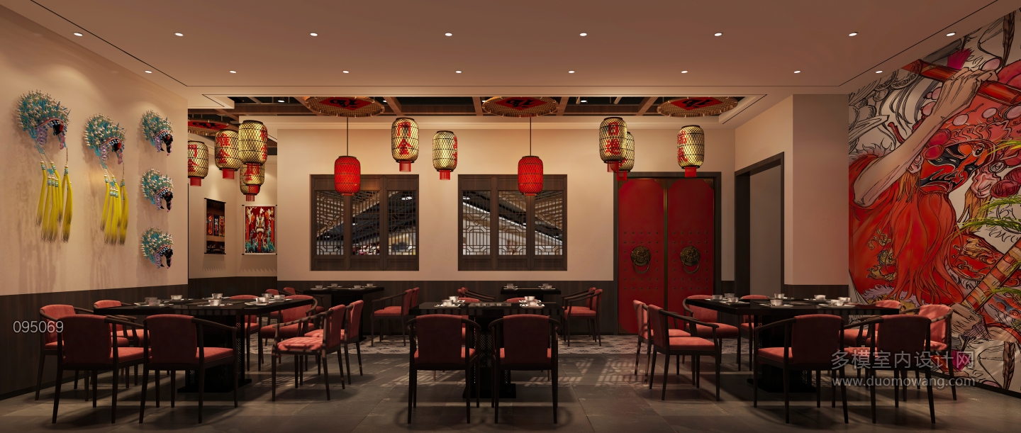 新中式火锅店2F散座区静态 (1)