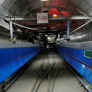 现代矿道单张4副井候车乘车点至中央变电所回风口