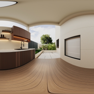 现代一楼院子全景二