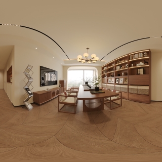 现代中古风客餐厅