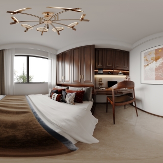 东晨花苑周先生_全景小卧室