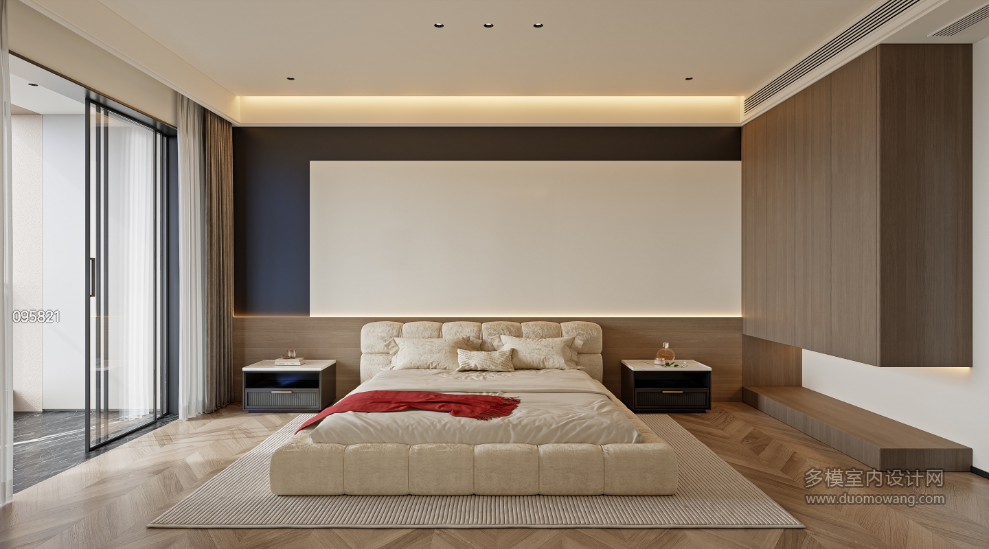 意式轻奢二层_二层女孩房001