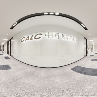 飞机公司前厅全景