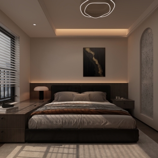 现代家装主卧静态a (1)