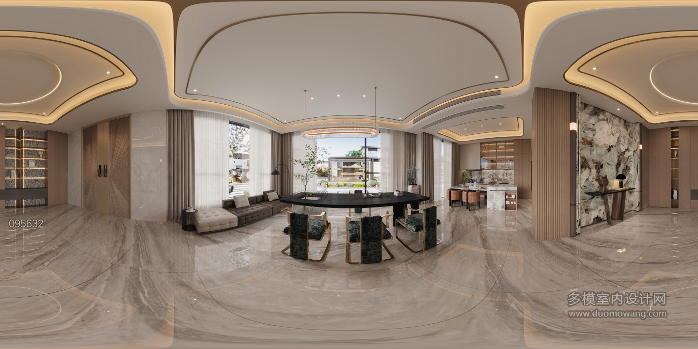 一楼茶室玄关全景