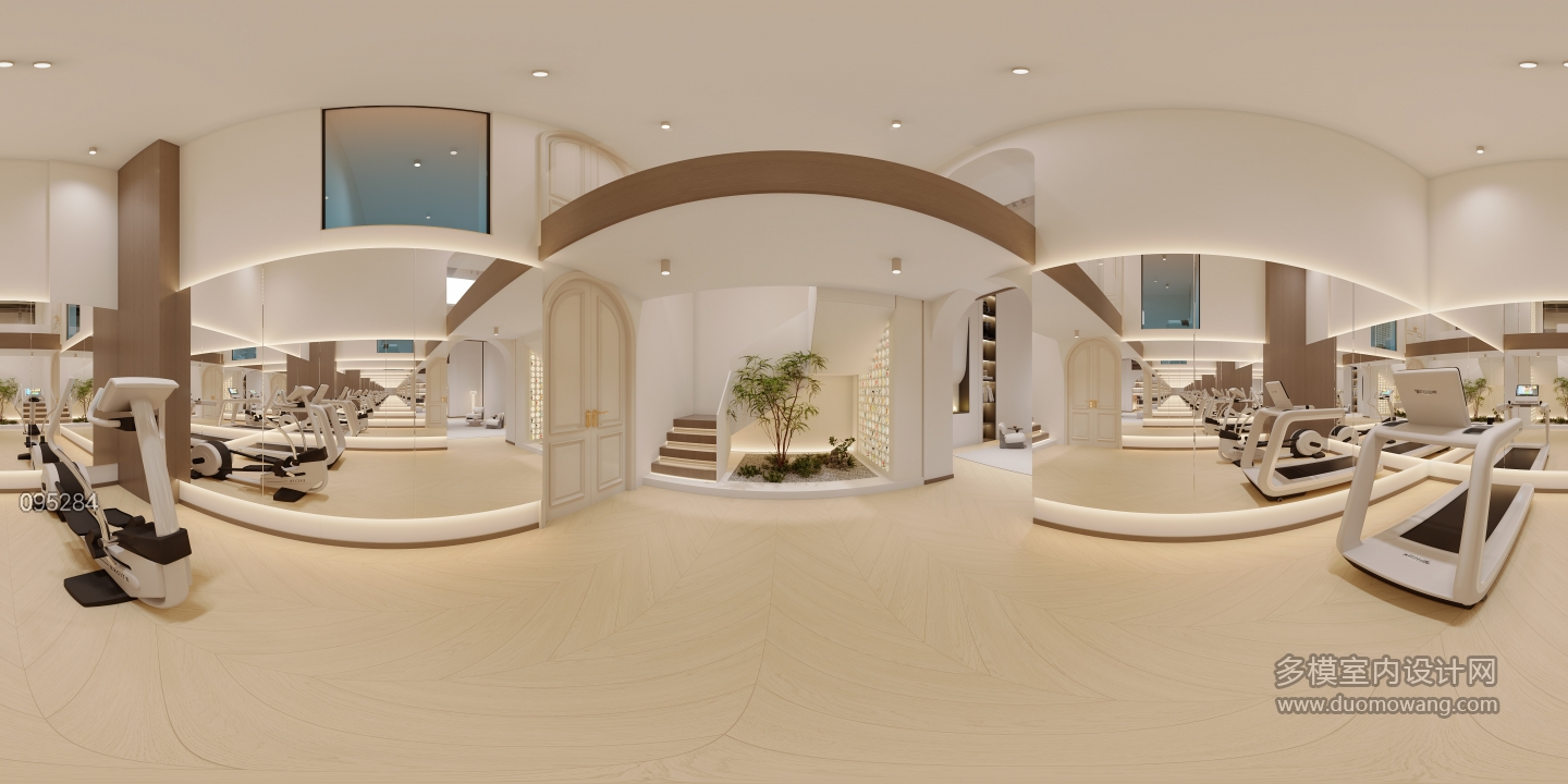 奶油风 -2健身区全景