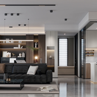 现代沙发背景特写