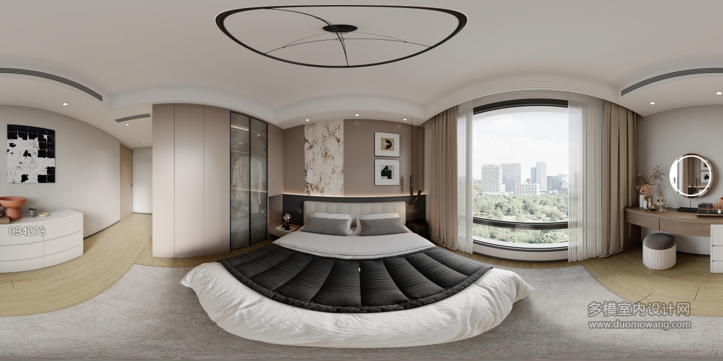 意式2楼主卧全景