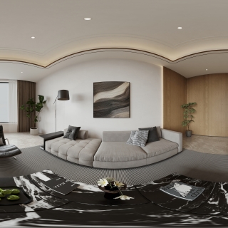 现代 二楼 全景 新