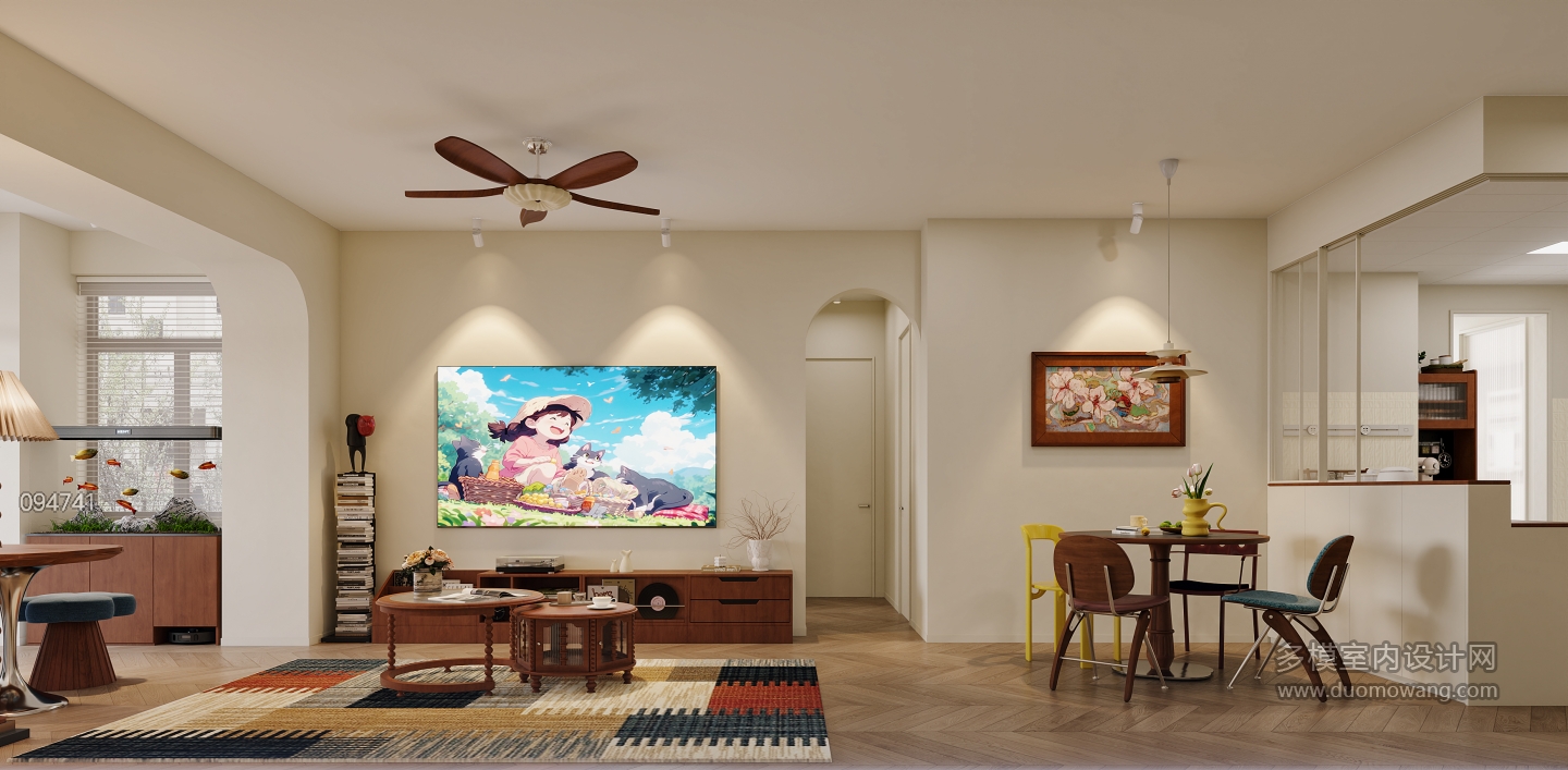 中古奶油电视背景特写