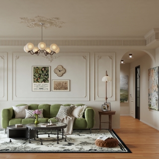 法式 中古风 客厅 单张1