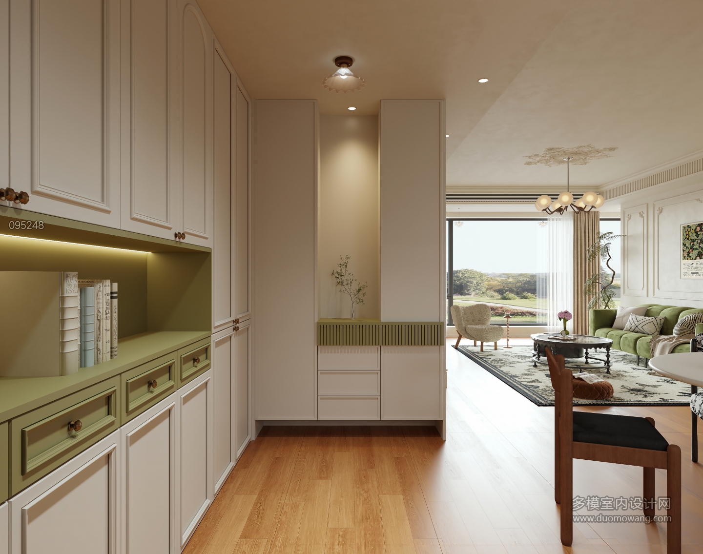 法式 中古风 玄关 单张