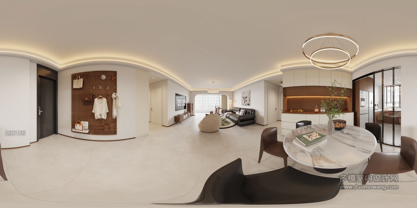 中古风餐厅全景