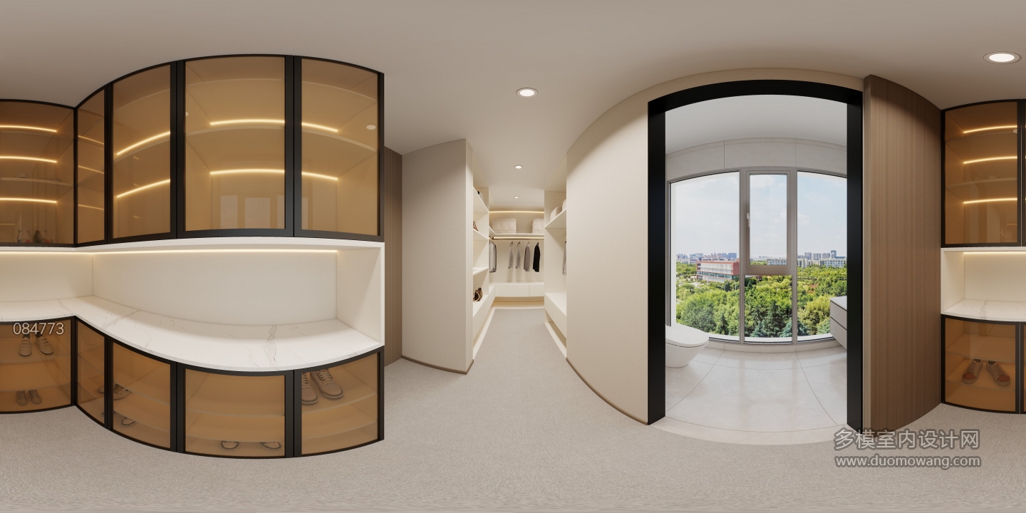 现代风格-衣帽间