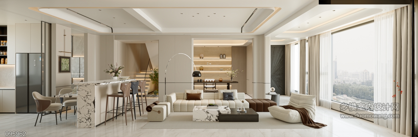 现代轻奢客餐厅单张