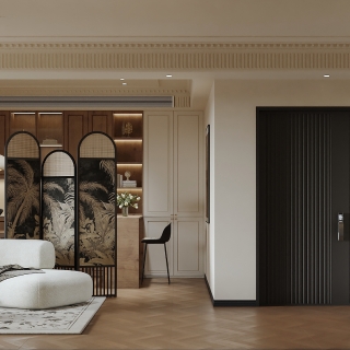 法式中国风 客餐厅 单张1