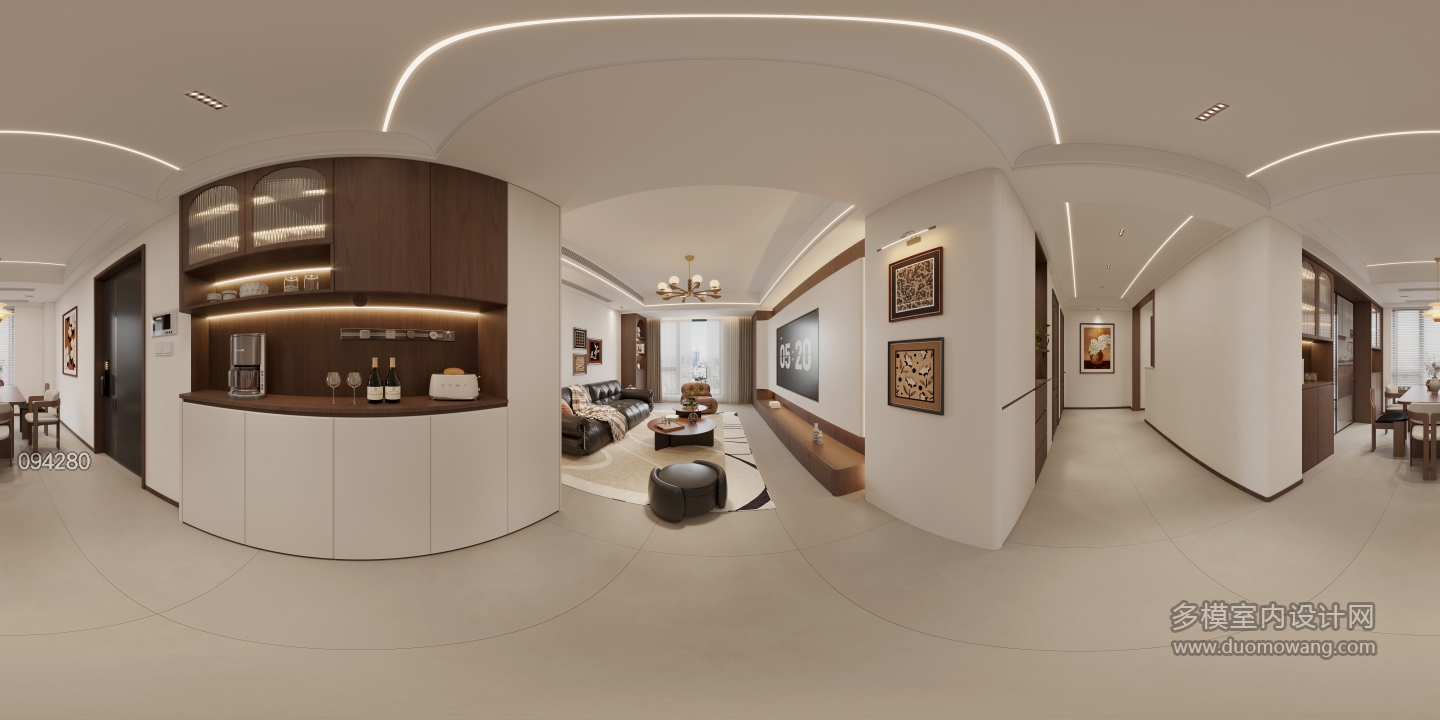 中古风客餐厅全景