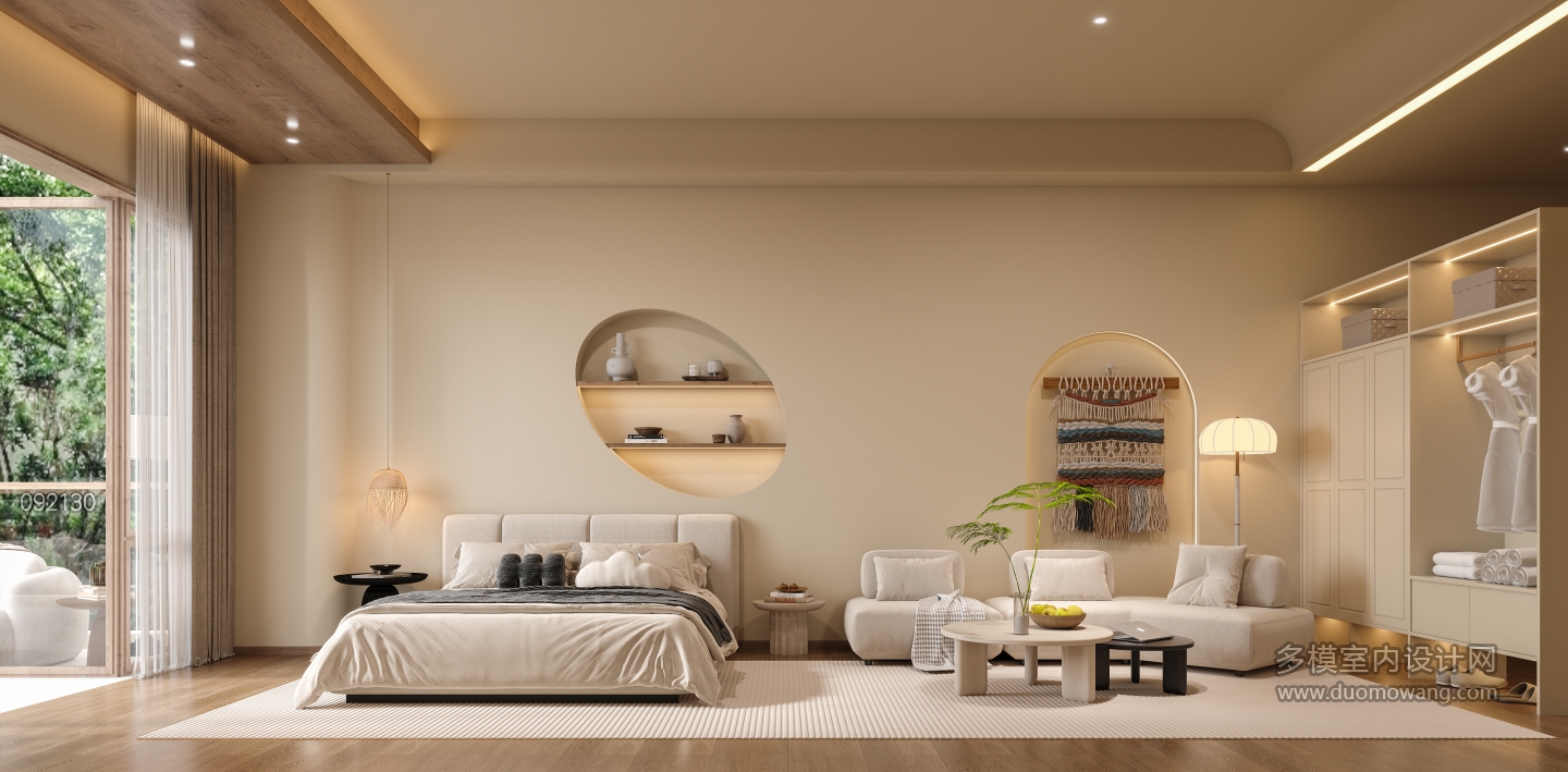 侘寂 一层 卧室 2