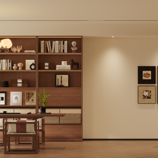 现代中古风沙发特写