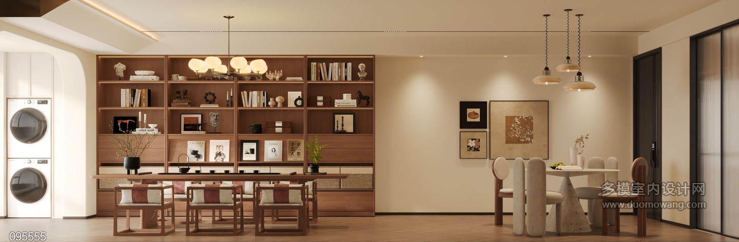 现代中古风沙发特写