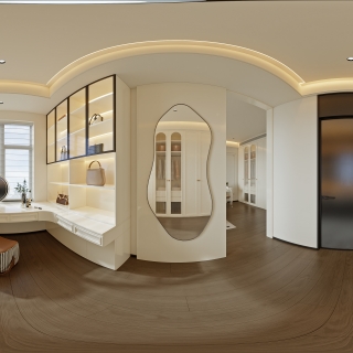 意式轻奢二层_二层女孩房衣帽间