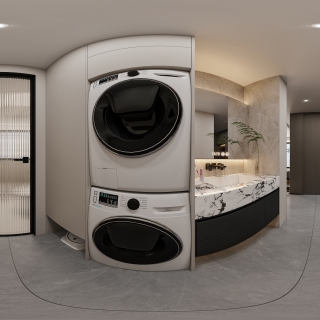 意式卫生间干区-全景