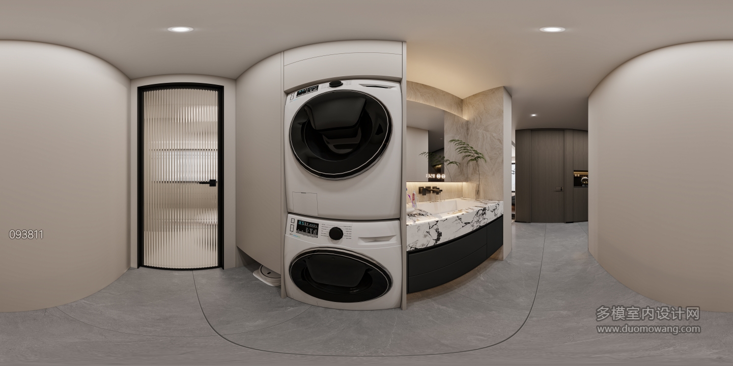 意式卫生间干区-全景