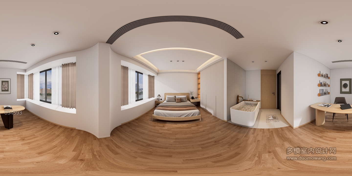 现代原木3楼儿童房