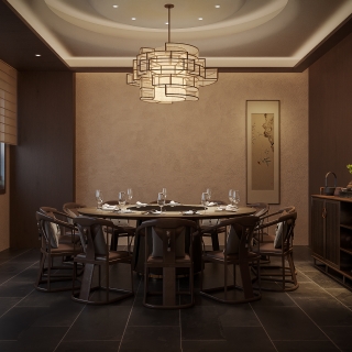 中式二层小包厢3