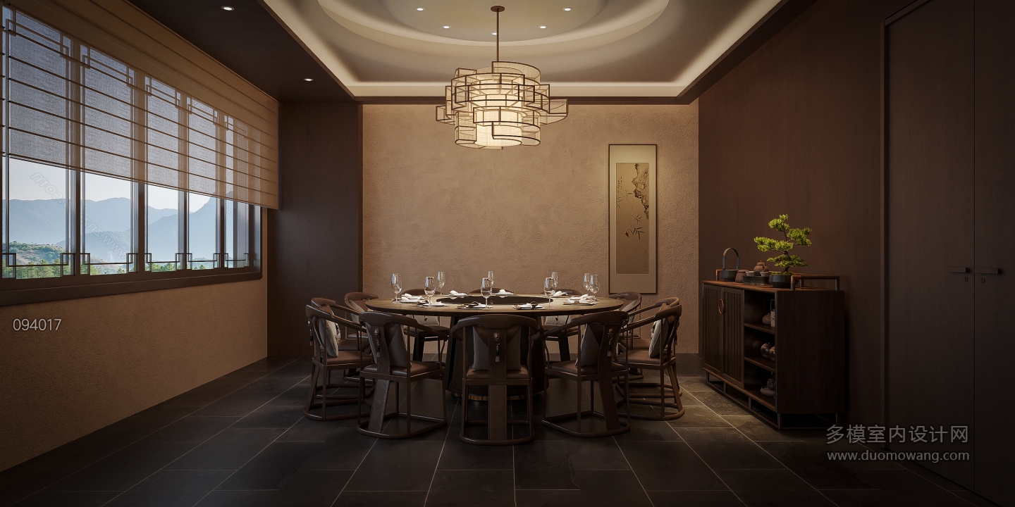 中式二层小包厢3