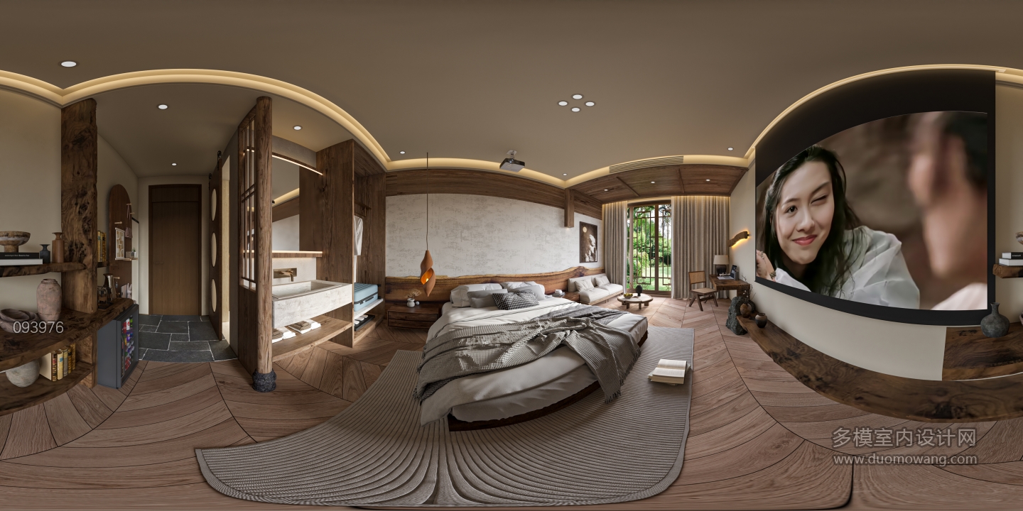 诧寂酒店客房全景1