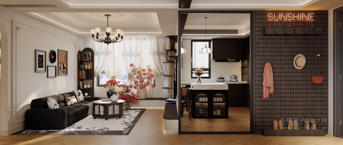 法式中古客厅侧