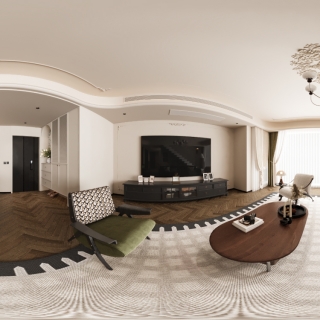 法式客餐厅全景