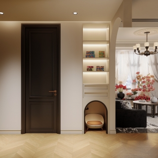 法式中古走廊猫卧室