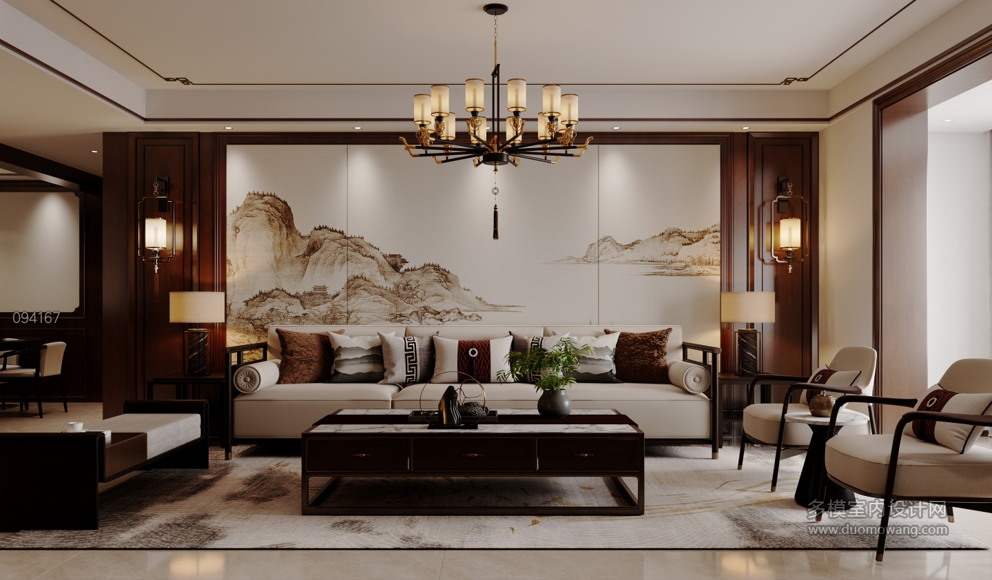 东晨花苑周先生_单张沙发背景