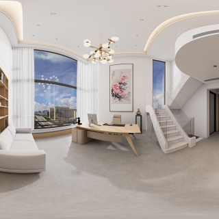 现代原木2楼办公区1