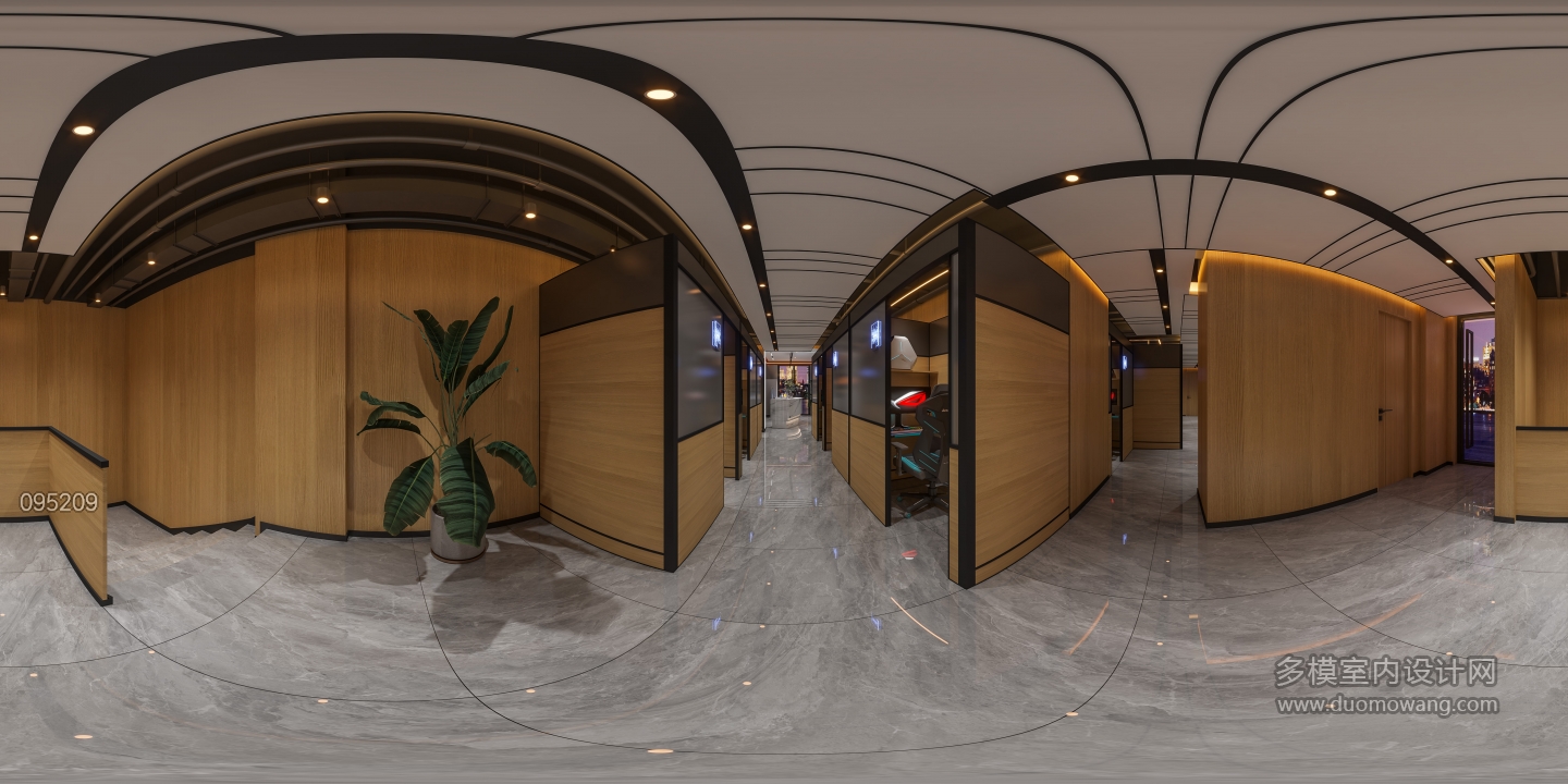 现代一层过道360